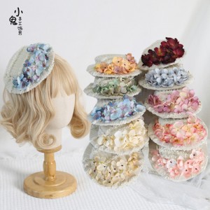 Summer Flower Country Lolita Hat Headpiece (LG137)